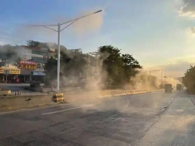 揚塵管控，無錫宜興“抑”塵不染